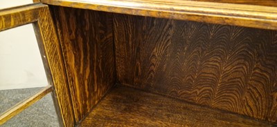 Lot 120 - A Heal's oak glazed bookcase