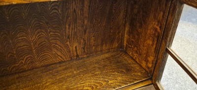 Lot 120 - A Heal's oak glazed bookcase