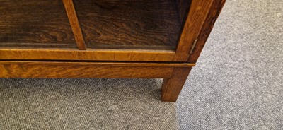 Lot 120 - A Heal's oak glazed bookcase