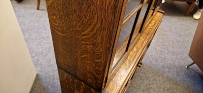 Lot 120 - A Heal's oak glazed bookcase