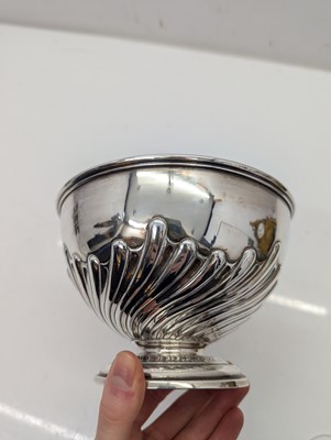 Lot 51 - A small silver rose bowl