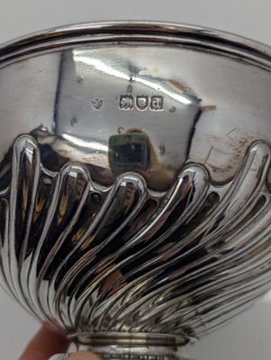 Lot 51 - A small silver rose bowl