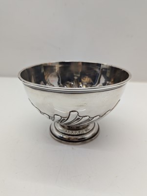 Lot 51 - A small silver rose bowl