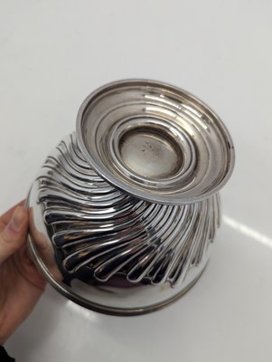 Lot 51 - A small silver rose bowl