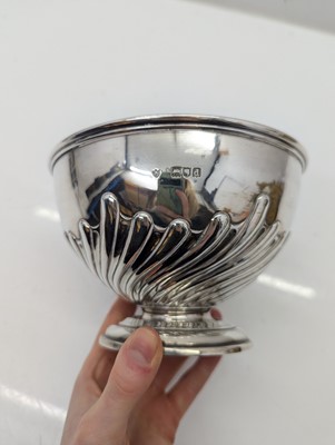 Lot 51 - A small silver rose bowl