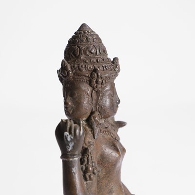 Lot 236 - An Indonesian bronze figure of the four-faced Brahma