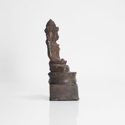 Lot 236 - An Indonesian bronze figure of the four-faced Brahma