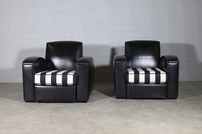 Lot 79 - A pair of Art Deco armchairs