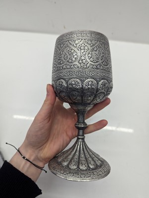 Lot 41 - A silver plated ewer