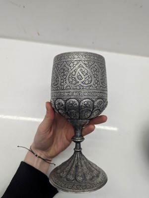Lot 41 - A silver plated ewer