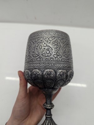 Lot 41 - A silver plated ewer