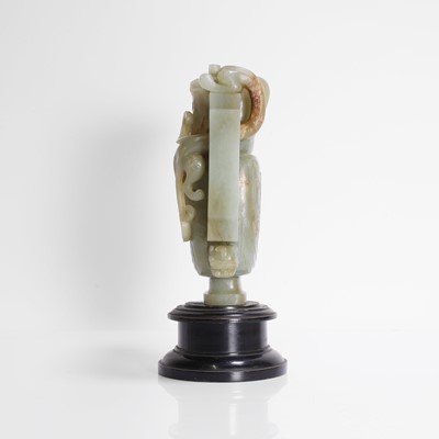 Lot 137 - A Chinese jade vessel