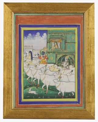 Lot 214 - A collection of Indian miniatures