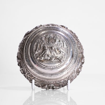 Lot 217 - A pair of Indian silver beakers
