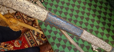 Lot 500 - A Nimcha sword