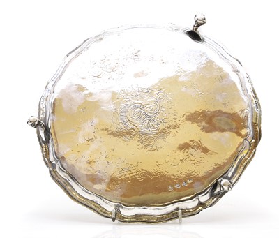 Lot 22 - A George III silver salver