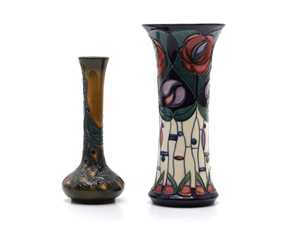 Lot 264 - A Moorcroft pottery 'Tribute to Charles Rennie Mackintosh' vase