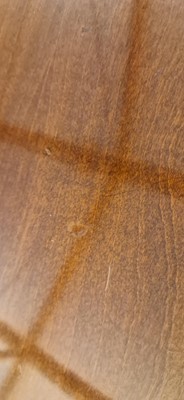Lot 48 - An Art Deco walnut dining table