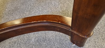 Lot 48 - An Art Deco walnut dining table