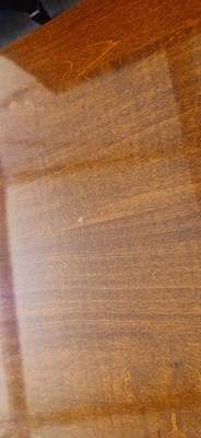Lot 48 - An Art Deco walnut dining table