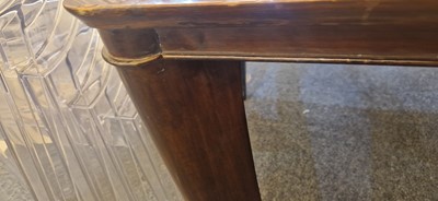 Lot 48 - An Art Deco walnut dining table