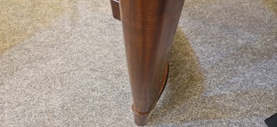 Lot 48 - An Art Deco walnut dining table