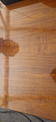 Lot 48 - An Art Deco walnut dining table