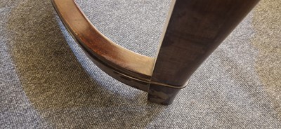 Lot 48 - An Art Deco walnut dining table