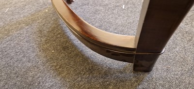 Lot 48 - An Art Deco walnut dining table