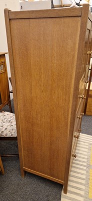 Lot 77 - A Heal's 'Letchworth' oak tallboy