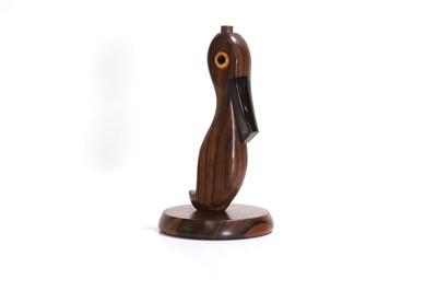 Lot 73 - A Dunhill 'YZ' Macassar ebony 'Pelican' lamp base