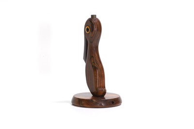 Lot 73 - A Dunhill 'YZ' Macassar ebony 'Pelican' lamp base