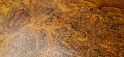 Lot 74 - An Art Deco walnut console table