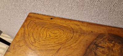 Lot 74 - An Art Deco walnut console table