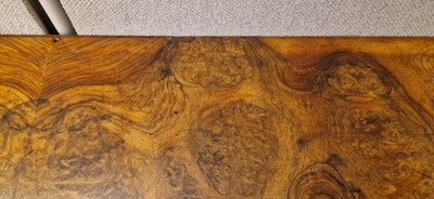 Lot 74 - An Art Deco walnut console table