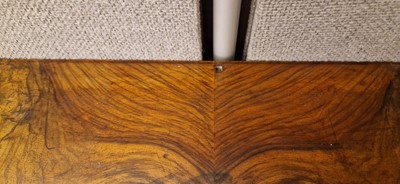 Lot 74 - An Art Deco walnut console table