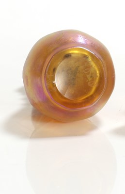 Lot 32 - A Tiffany 'Favrile' miniature glass vase