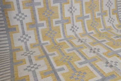 Lot 62 - A flat-weave wool carpet of Scandinavian design