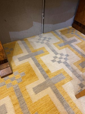 Lot 62 - A flat-weave wool carpet of Scandinavian design