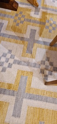 Lot 62 - A flat-weave wool carpet of Scandinavian design