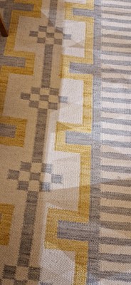Lot 62 - A flat-weave wool carpet of Scandinavian design