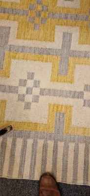 Lot 62 - A flat-weave wool carpet of Scandinavian design