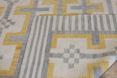 Lot 62 - A flat-weave wool carpet of Scandinavian design