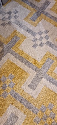 Lot 62 - A flat-weave wool carpet of Scandinavian design