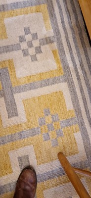 Lot 62 - A flat-weave wool carpet of Scandinavian design
