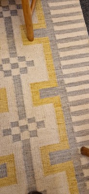 Lot 62 - A flat-weave wool carpet of Scandinavian design