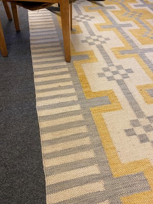 Lot 62 - A flat-weave wool carpet of Scandinavian design