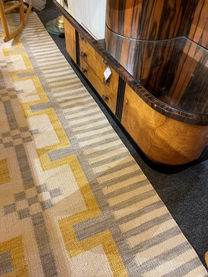 Lot 62 - A flat-weave wool carpet of Scandinavian design