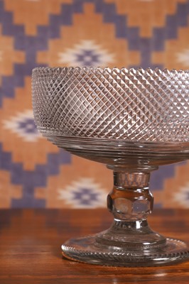 Lot 515 - A cut glass pedestal punch bowl