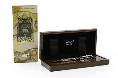 Lot 287 - A Mont Blanc 'Andrew Carnegie' Limited Edition 4810 fountain pen